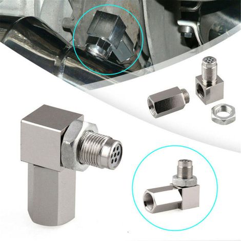 Extensión del sensor lambda de 90°, mini convertidor catalítico, luz de advertencia del motor, motor automotriz M18 (1/5)