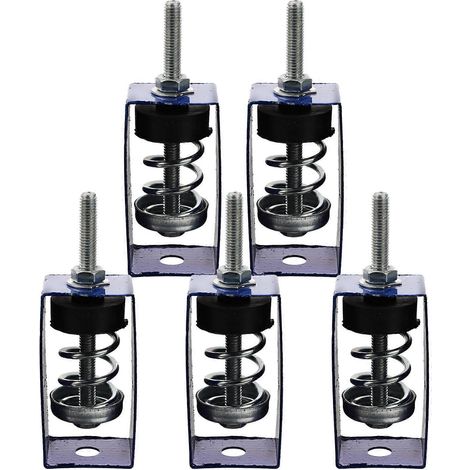 5 supports de suspension pour isolateurs de vibrations, fixation au plafond.-16.5X4cm (1/4)