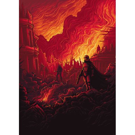Papier peint panoramique vintage & retro Star Wars Premier Ordre Purge (1/5)