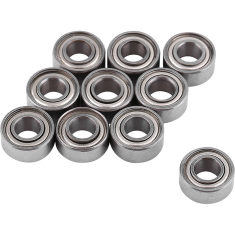Rodamientos de bolas de acero miniatura 685ZZ de doble blindaje, 10 unidades, mini rodamiento de 5x11x5 mm