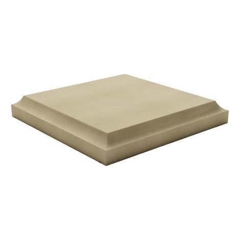 Cubrepilar doble plano de hormigón - remate con goterón antihumedad - Talla 40 - Unidad - Beige