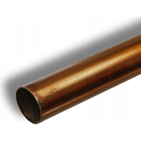 Tube en acier - 140 cm - Ø 25 mm - Finition ambre - Résistant et élégant - Idéal pour balustrades modernes