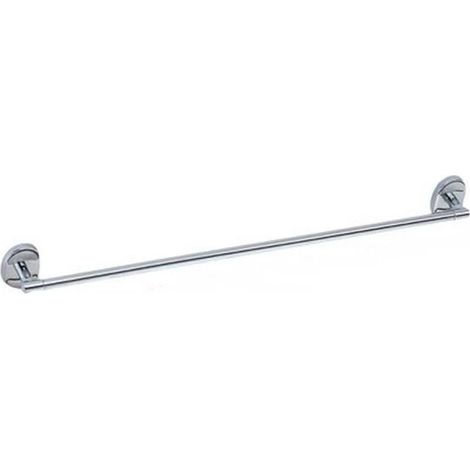 Cleafe - Porta Asciugamani Acciaio Parete Bagno Fissaggio Con Viti O Colla 60 Cm 52000 - (1/2)