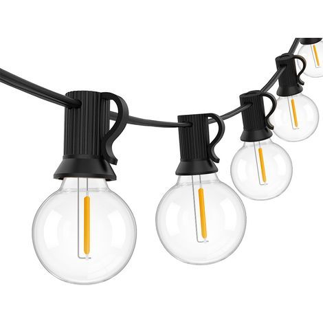 Guirlande Lumineuse Exterieure LED, 7.6M Exterieur G40 LED Ampoules Imperméable,Chaîne Lumiere Exterieur pour terrasse, mariage, Noël (1/5)