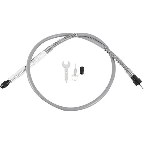 Meuleuse à arbre en aluminium de 105 cm avec mandrin sans clé et connecteur 1/8 (1/5)