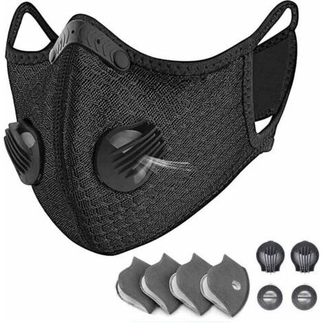 Masque de sports de plein air enfants adultes masque d\'équitation masque noir sac anglais