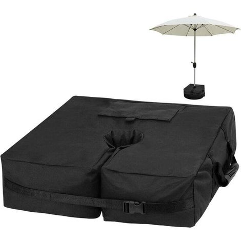 [NEVER USED] Detachable Parasol Base Weight Bag, Up to 85 LB, Umbrella Weight Bag for Overhanging Umbrella Sand Bags, Weighted Patio, Beach, Outdoor Cantilever (Square Shape)