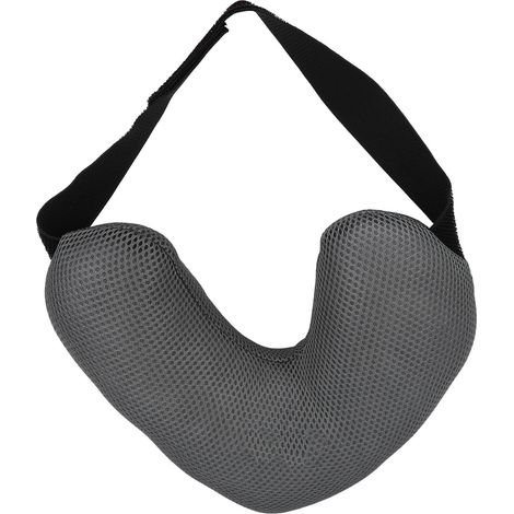 Oreiller pour aisselle en coton respirant, sangle ajustable pour soulager la pression et prévenir l'inflammation, oreiller post-opératoire cancer du sein, gris (1/5)
