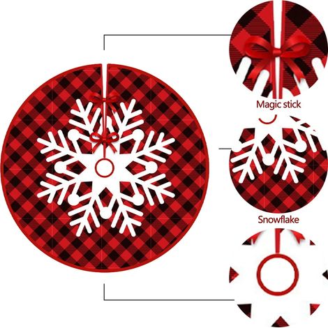 Tapis de sapin de Noël décoratif pour une fête de Noël joyeuse - Style 5 (1/3)