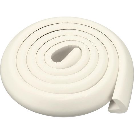 Sollbry Protectores de esquinas, protectores de esquinas de espuma en forma de L para muebles, mesas y esquinas, color blanco (1/3)