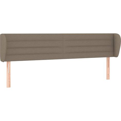 Maison Exclusive - Testiera ad Orecchio Tortora 163x23x78/88 cm in Tessuto (1/5)