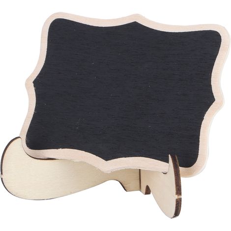 10 pièces mini ardoises panneaux bois tableau message mariage fête déco (1/5)