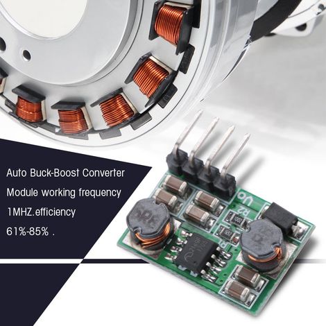 Convertisseur DC-DC élévateur-abaisseur 0,9-6V vers 3V, module d'alimentation réglable pour carte électronique (1/5)