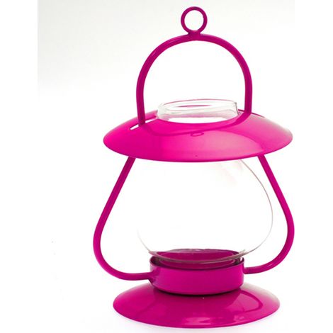 Lanterne décorative en verre soufflé et métal ESSENTIEL