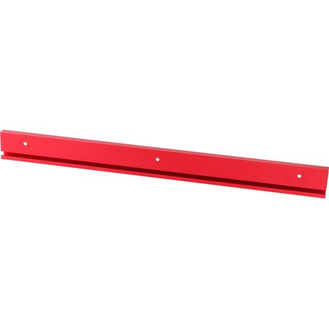 45 Type de goulotte pour le travail du bois, rail de guidage en alliage d'aluminium, poignée de poussée, pièces de fixation pour scie circulaire, fente de 500 mm (1/5)