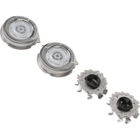 Têtes de rechange pour tondeuses à cheveux électriques, adaptées aux lames rondes des modèles S5000, S5210, S5380, S5570 et S5090. (1/5)