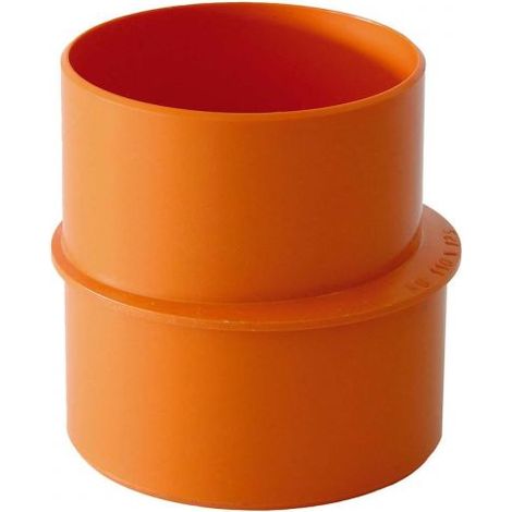 Aumento Eccentrico Pvc Maggiorazione Rosso, Arancio , Acqua Fogna - Varie Misure ø 125x160 mm