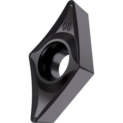 Drehwendeschneidplatte ISO DCGT 11T302E-FF2:T8430 D.4,4mm PVD beschichtet