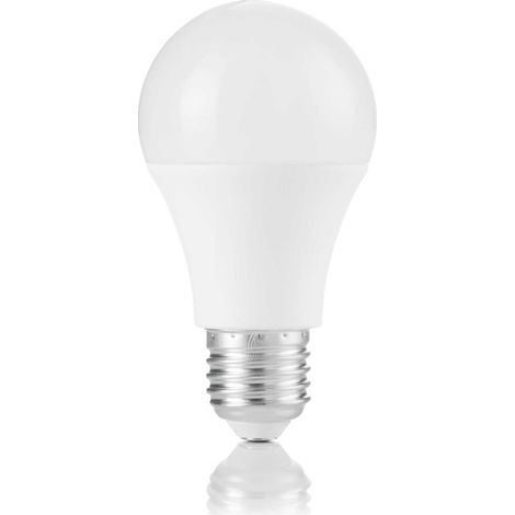 LAMPADINA ATTACCO E27 IN PLASTICA GOCCIA BIANCA 9 W 970 lm 3000 K CRI80 Ø 60 x H 110 mm