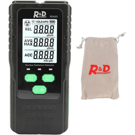 Nuklearstrahlungsdosimeter mit 2,4-Zoll-LCD-Display und doppelter Alarmanzeige – Strahlungsmonitor