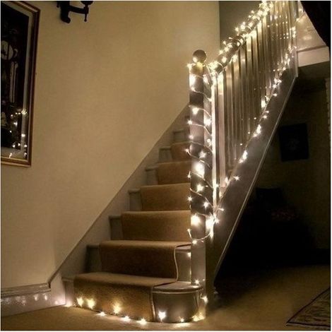 Uping Lichterkette 22 m, 200 LEDs, mit EU-Stecker, 8 Betriebsmodi, Dekoration für Haus, Garten, Party und Zeremonie (Warmweiß) (1/5)