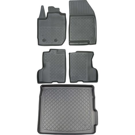 Ensemble de tapis de sol et de coffre pour Dacia Duster II SUV (à partir de janvier 2018). (1/5)