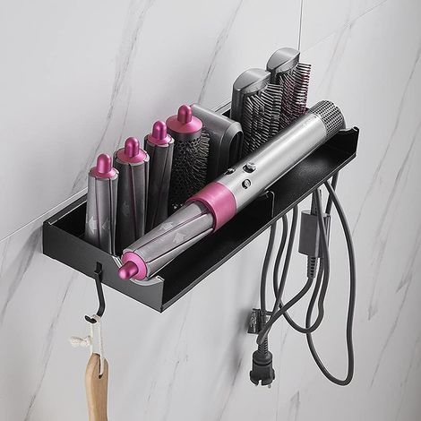 Support mural en alliage d'aluminium pour coiffeur Dyson Airwrap et brosses (1/5)