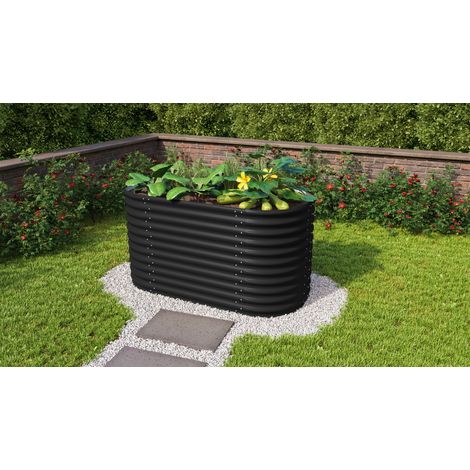 Vitavia Hochbeet "Vita 858" basic, schwarz, 82 x 162 x 86 cm (1/5)