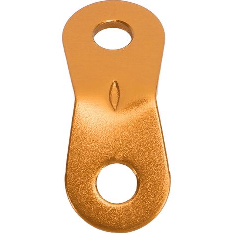 Lot de 20 tendeurs de corde en alliage d'aluminium antidérapants à double trou, robustes et faciles à régler, pour le camping, la randonnée et les activités de plein air (couleur or). (1/5)