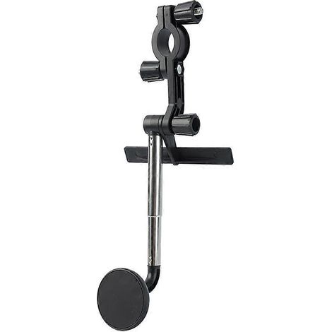 Support de téléphone portable pour rétroviseur de voiture (noir), 1 pièce-19X4cm-Black (1/2)