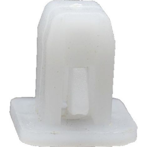 Clip de capot, garde-boue, porte, panneau, fixation en plastique, rivet carré blanc de 8 mm