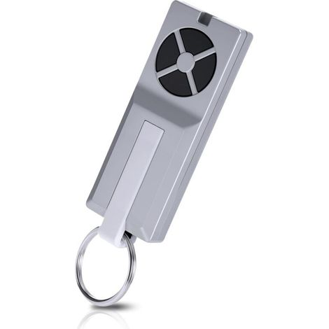 Télécommande sans fil 4 canaux pour porte de garage - Compatible avec Chamberlain TX4RUNI - 433,92 MHz - Pour motorisation de garage et porte extérieure - 1 pièce avec batterie (1/5)