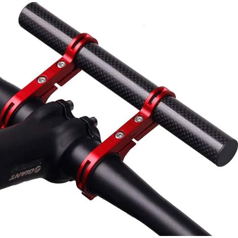 Extensor de manillar para bicicleta - Extensión de manillar para luces de bicicleta, velocímetros, cámaras deportivas o teléfonos inteligentes (1 unidad) (1/5)