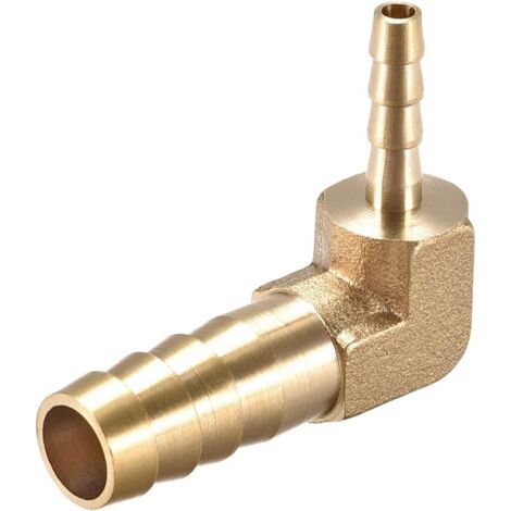 10mm à 4mm Raccord Cannelé Tuyau Laiton Barbelé 90 Degré Coude Tuyau Connecteur Coupleur Adaptateur Tube (1/5)