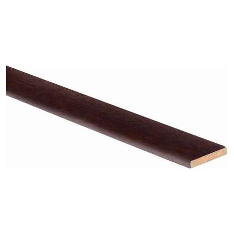 Kimono Cornice in Legno Massello Noce Scuro 28x4.5x2200 mm Decorativa