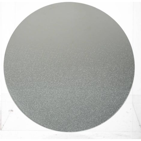 Spiegelplatte mit Glitter D.30cm Silber - Feeric lights & christmas