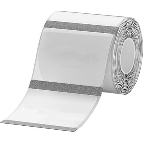 100 etiquetas autoadhesivas de 40x30 mm, transparentes, impermeables, resistentes al aceite, para impresoras B21/B203/B3S, para uso doméstico y comercial. (1/5)