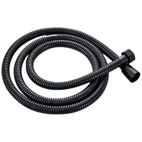 1.5M Matte Black Shower Hose Connector, Universal Stainless Steel Shower Hose Shower Cable, Explosion-Proof (1/3)