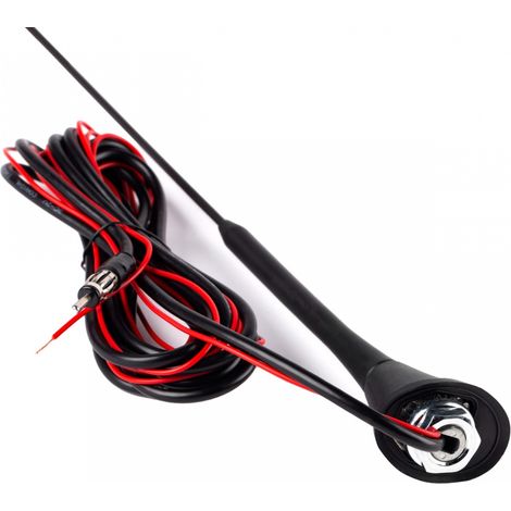 Antenne de voiture de 40 cm avec amplificateur ANT08 AMIO-01511 (1/3)