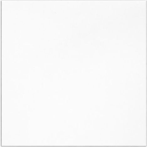 Panneaux De Plafond 3D En Polystyrène Verdico, Surface Lisse Sans Motif, Revêtement De Plafond Pour Salon Et Chambre, 50 x 50 cm, 1 Pièce, Blanc