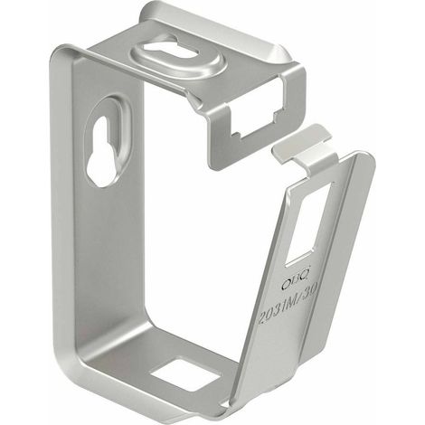 OBO Bettermann Support de collecte Grip 30x NYM3x1,5 acier inoxydable, A2 1.4301 brut, traité, 2207088 (1/2)