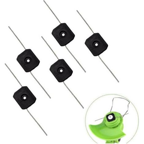 Lot de 5 têtes de débroussailleuse, lames de rechange pour débroussailleuse électrique sans fil, alimentation par batterie, pour débroussailleuse, pièces de rechange (1/3)