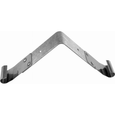 Étrier de faîtage galva inox VM Building - dev. 33 mm - ourlet 14 mm - 211741000