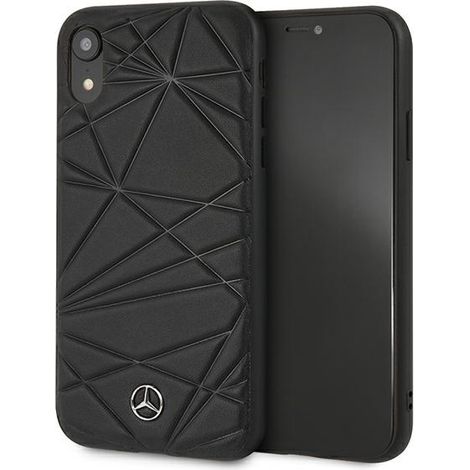 Mercedes MEPERHCI61QGLBK iPhone Xrcustodia rigida nera/nera Twister (1/5)