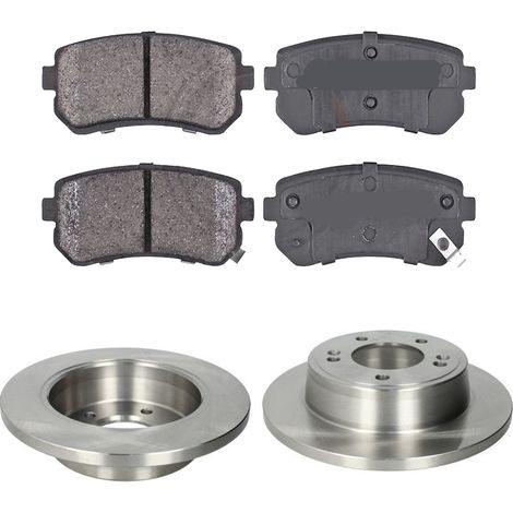 KIT FRENI POSTERIORI compatibile con KIA SOUL II (PS) - DISCHI + PASTIGLIE OEM: FDB5066 / 18203 , 18397 /SOSTITUZIONE DIRETTA/BASSA POLVERE/SILENZIOSO