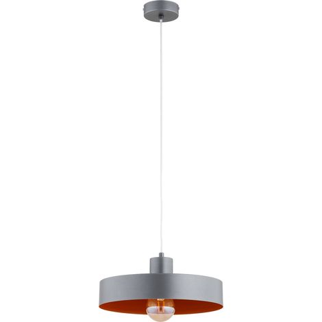 Suspension moderne ronde graphite E27 15W Nevera Alfa (1/3)
