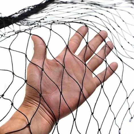 Filet anti-oiseaux robuste 10 x 15 m pour clôture de jardin et cultures (1/5)