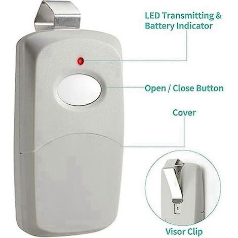 Telecomando di ricambio per apriporta da garage Multicode Linear modelli 3089, 308911, MCS308911, MCS412001, con interruttore DIP a 10 posizioni. (1/5)