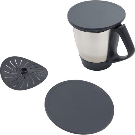 Kompatibel mit den Vorwerk Thermomix® Vakuumiergeräten TM5, TM6 und TM31 – Leicht zu reinigen und anzubringen – Messerschutz und Verschlusskappe aus lebensmittelechtem Silikon (1/5)