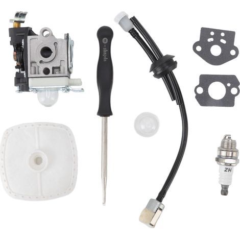 Kit de carburateur de souffleur de feuilles, joint d'étanchéité, couvercle d'ampoule d'amorce, filtre d'assemblage de conduite de carburant A021003660 pour PB 250 (1/5)